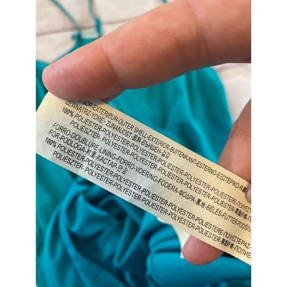 Zara Trafaluc Green Partially Lined Maxi Dress - Small - Picture 9 of 11